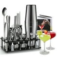 Vemingo 20Piece 750ml Stainless Steel Cocktail Set with Boston Shaker