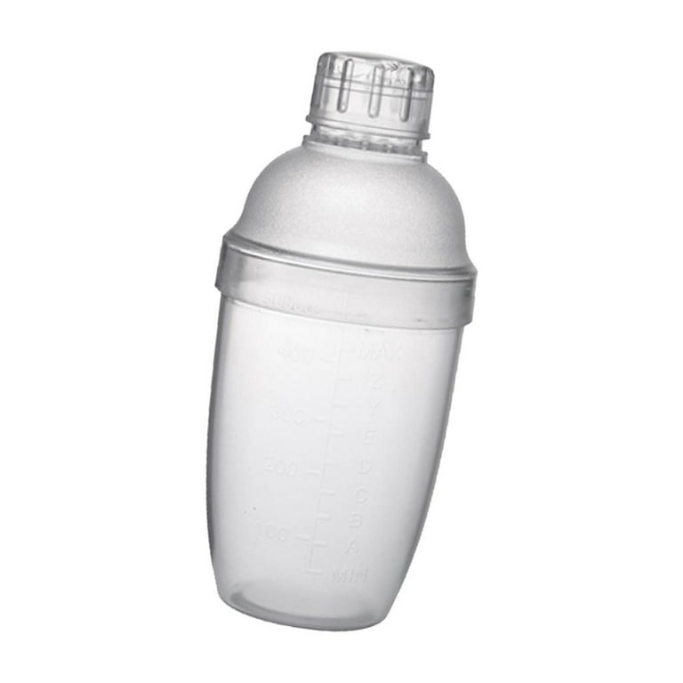 Cocktail Shaker for Iced Coffee, Tea, Cocktails , Clear, 530ml, Size: 530 mL, Blue