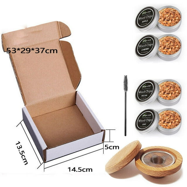 Cocktail Smoker Kit With Wood Chips For Infuse Cocktails Wine Whisky Cheese