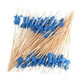 thumbnail image 1 of Cocktail Sticks, Buffet Party Wooden Toothpicks, Star Pattern, Cocktail Party Picks, Decoration Picks, Set / 100pcs Blue, 1 of 8