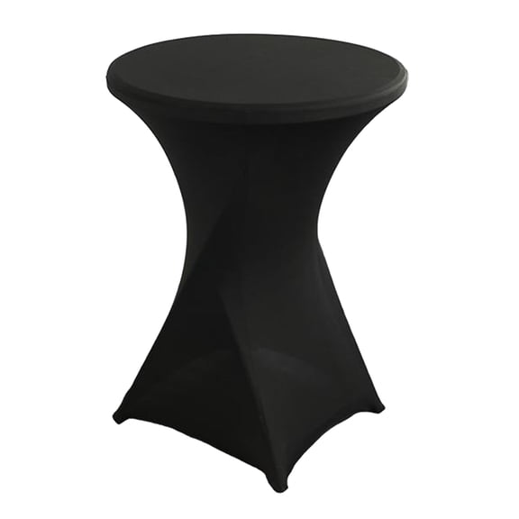 Cocktail Table Cover Design High Elastic Oil-Proof Universal Fit Simple Installation Round High Top Table Cloth