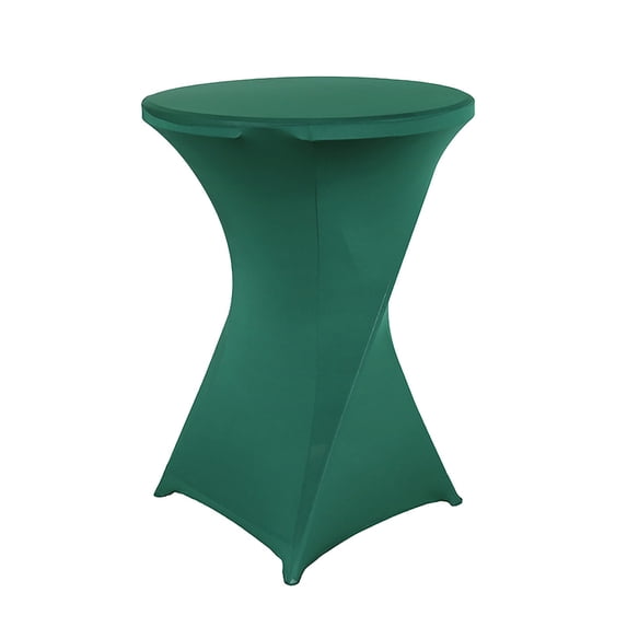 Cocktail Table Covers Spandex Stretch Highboy Top Tablecloth Fitted Round Table Cloths for Bar Wedding Cocktail Party Banquet Tables by WEIWEIGG