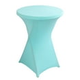 thumbnail image 1 of Cocktail Table Covers Spandex Stretch Highboy Top Tablecloth Fitted Round Table Cloths for Bar Wedding Cocktail Party Banquet Tables by WEIWEIGG, 1 of 6