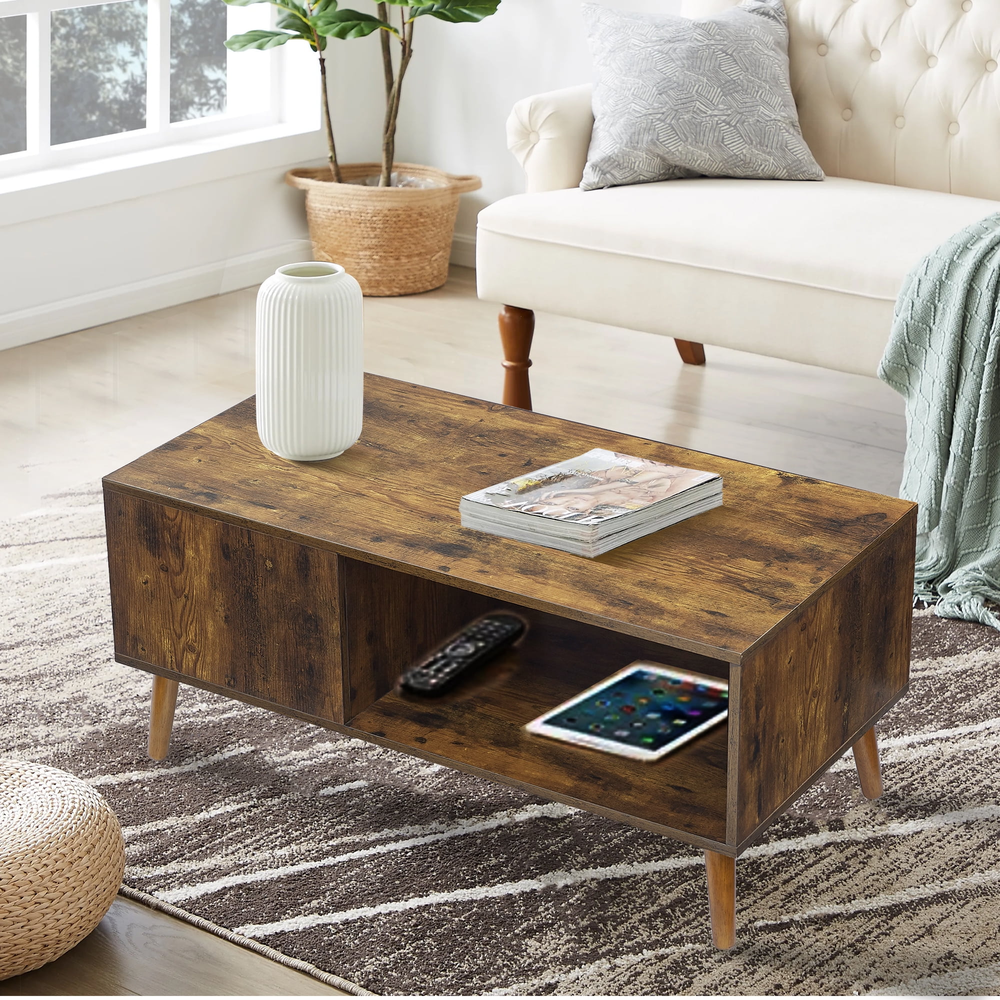 Small industrial coffee sale table