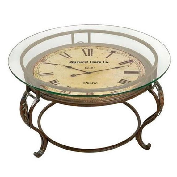 Cocktail Table with Clock