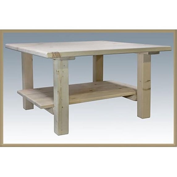 Cocktail Table with Shelf-Homestead Collection-Ready to Finish