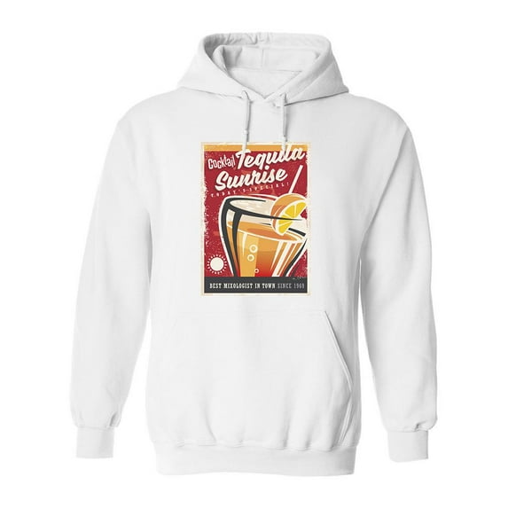 Cocktail Tequila Hoodie Men -Image by Shutterstock, Male 3X-Large