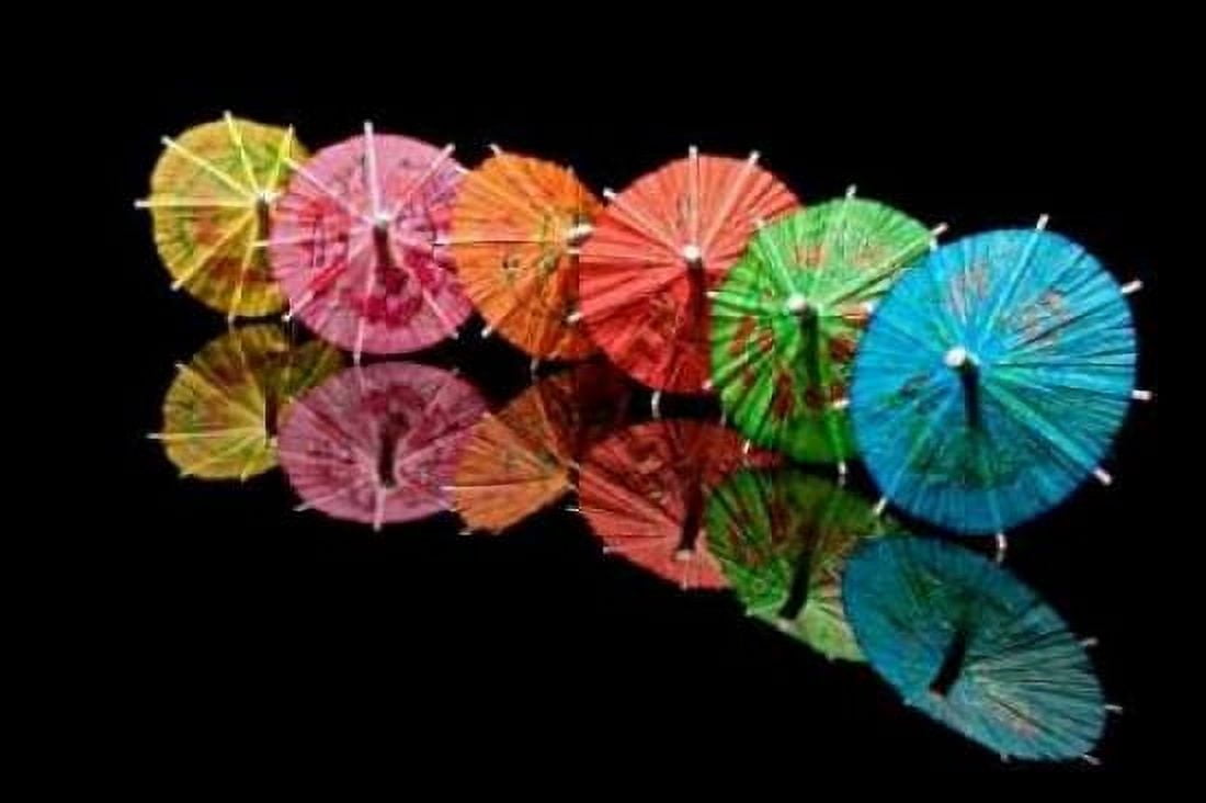 Cocktail Umbrellas II Canvas Art - C Thomas McNemar (12 x 18)