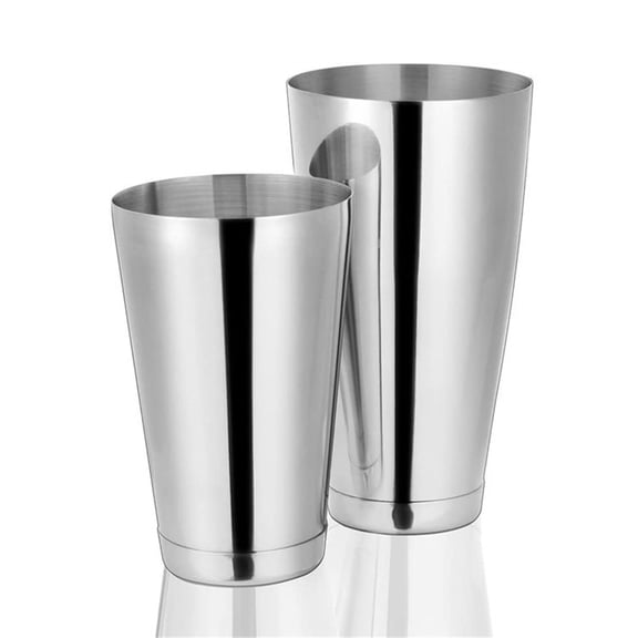 Cocktail Weighted Shaking Tin (set (21oz and 28oz)), Pro Bar Style Shakers Bartending, Two Piece Shaker Cup Drink Mixer for Bartender