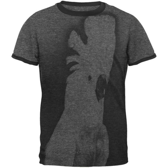 Cocky Cockatoo Mens Ringer T Shirt