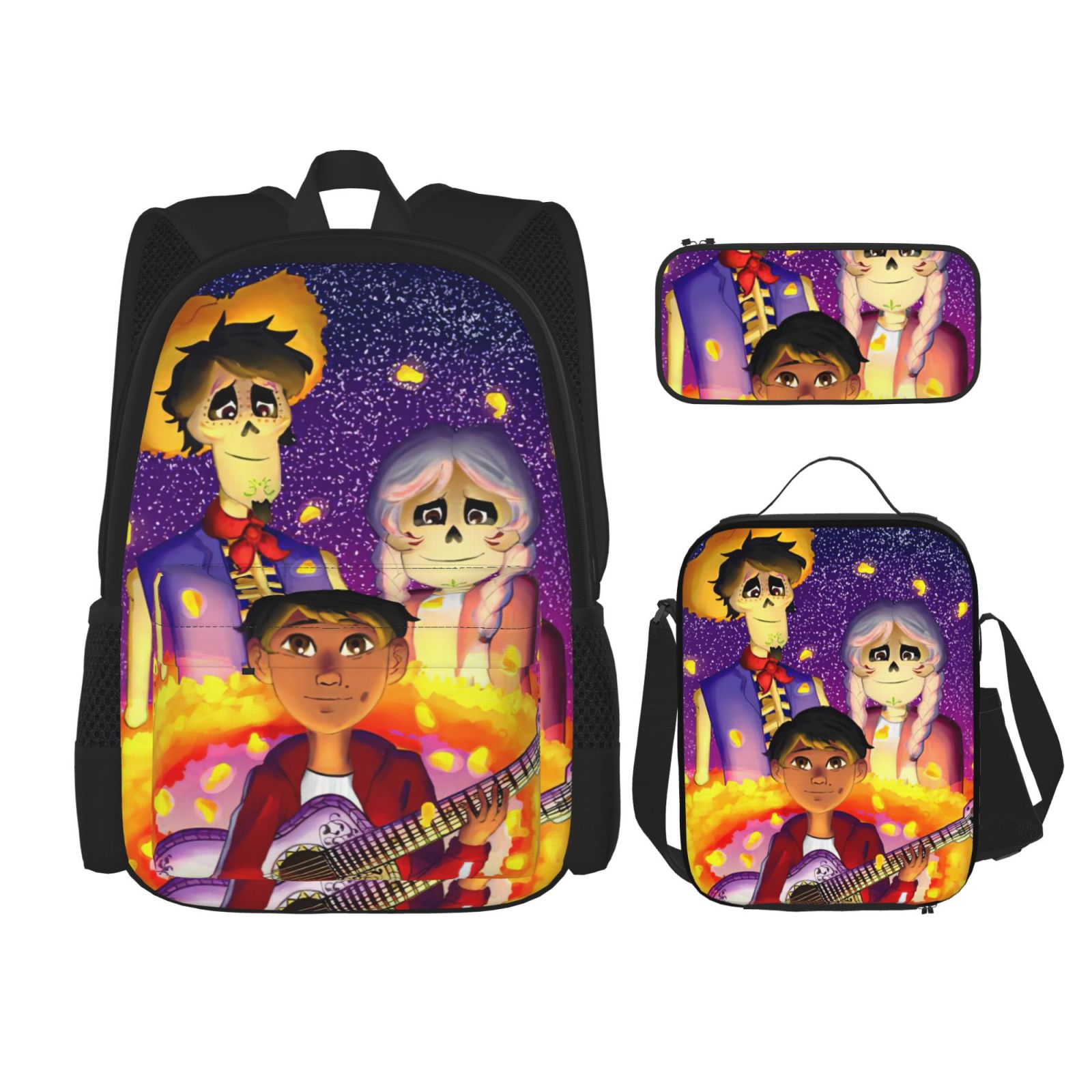 Coco Backpack Set Versatile 3-in-1 with Crossbody Lunch Bag and Case ...