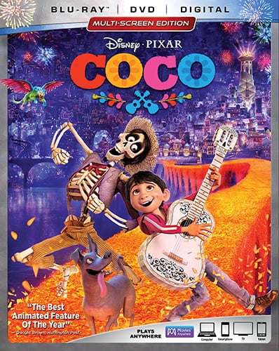 Disney's Coco - Kids & Family Movie (Blu-ray + DVD), PG Rated