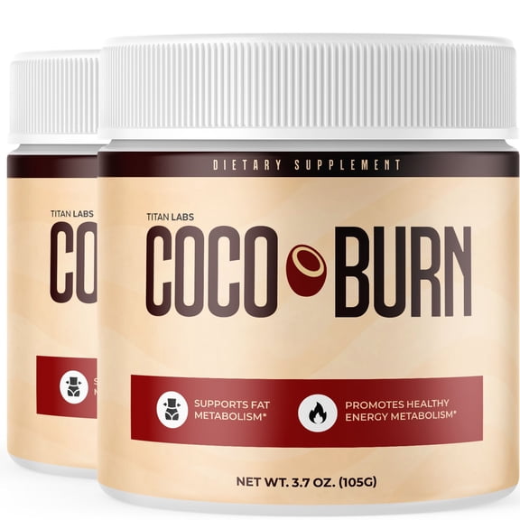 Coco Burn Powder Advanced Formula Supplement to Support Active Lifestyle CocoBurn 60 Servings