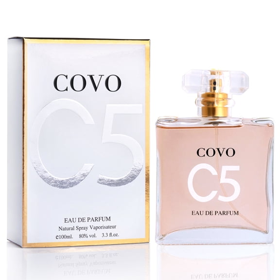 Covo C5 for Women Eau de Parfum 3.4 fl oz – Floral & Woody Long-Lasting Scent