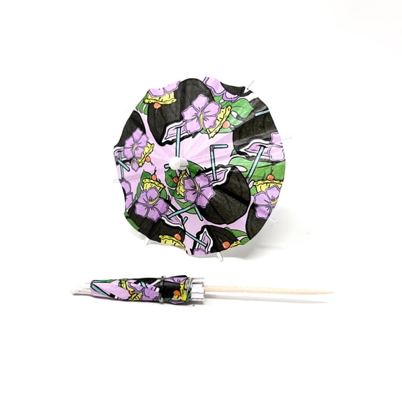 Coco Cabana Paper Drink Umbrella Tiki Luau Party Decor (20/Bag)