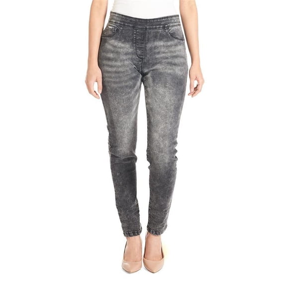 Coco + Carmen OMG Acid Wash Skinny Skinny Jeans (Black, Small)
