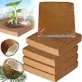 thumbnail image 1 of Coco Coir Bricks, Natural Organic Compressed Coconut Coir Fiber for Plants & Gardening, High Nutrition Coconut Plant Soil, Potting Soil Substrate, Herbs, 1 of 8