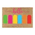 thumbnail image 1 of Coco Coir Door Mat, Hello Summer Welcome Doormat, Non-Slip Indoor/Outdoor Entry Mat, Easy to Clean, Durable Home Decor for Entrance, 1 of 8