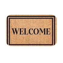 Coco Coir Door Mat, Imitation Coconut Fiber Style Holiday Atmosphere Decorative Mat, Welcome Mat, Coir Door Mat, Door Mat, Coir Door Mats Outdoor, Durable & Eco-Friendly Heavy-Duty Doormat