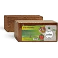 thumbnail image 1 of Coco Coir for Plants 2-Pack Envelor 2.4 Gallons Compressed Coconut Coir Bricks 10 lb. Organic Coconut Coir Bulk Low EC pH Balanced Natural Coco Peat for Indoor and Outdoor Gardening Potting Soil, 1 of 5