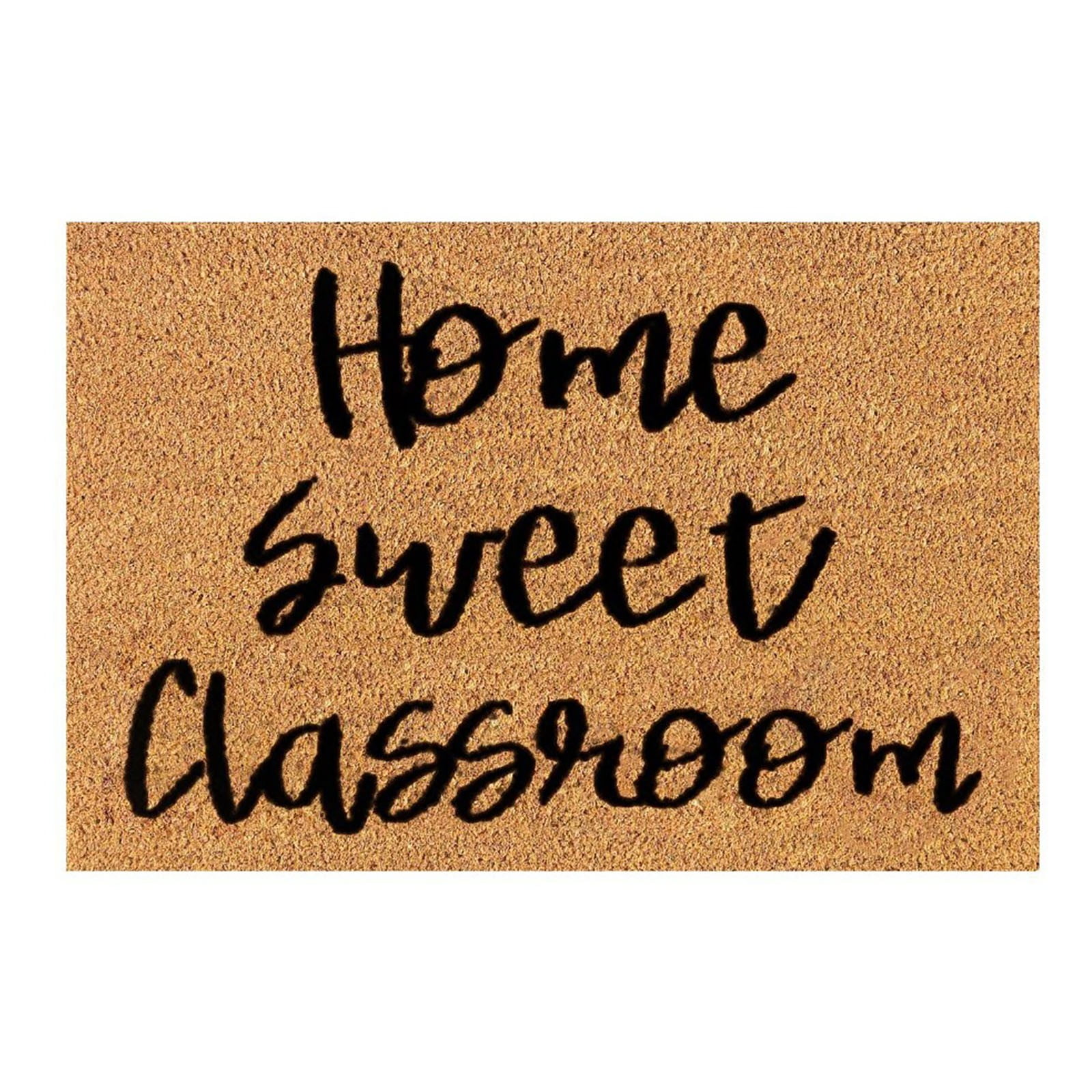 Coco Coir Mat HeavyDuty Backing, 16'' x 24'' Natural Door Mat