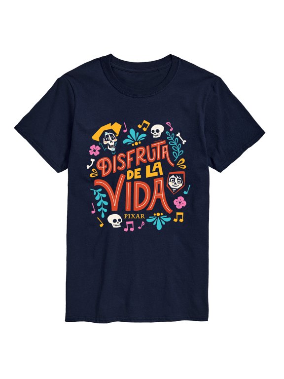 - Disfruta De La Vida Men's Short Sleeve Graphic T-Shirt