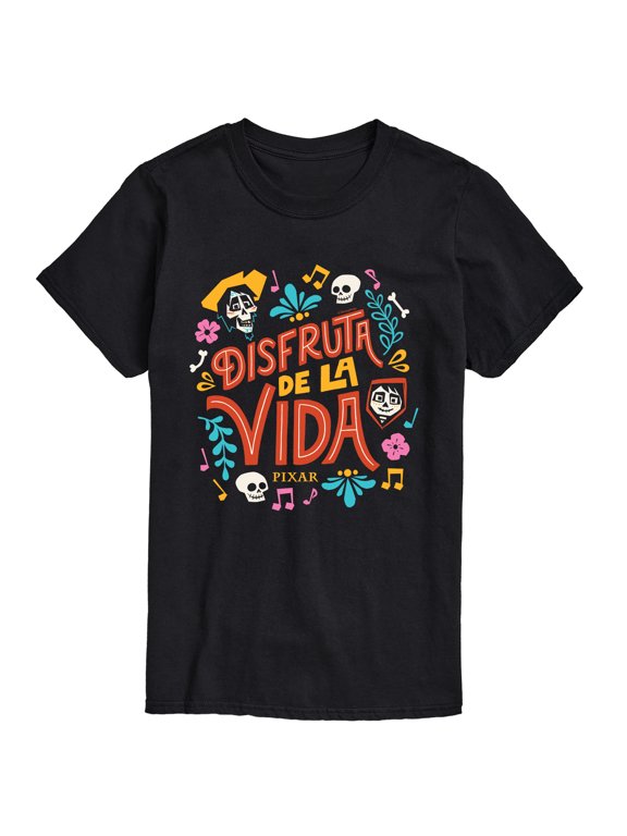 - Disfruta De La Vida Men's Short Sleeve Graphic T-Shirt