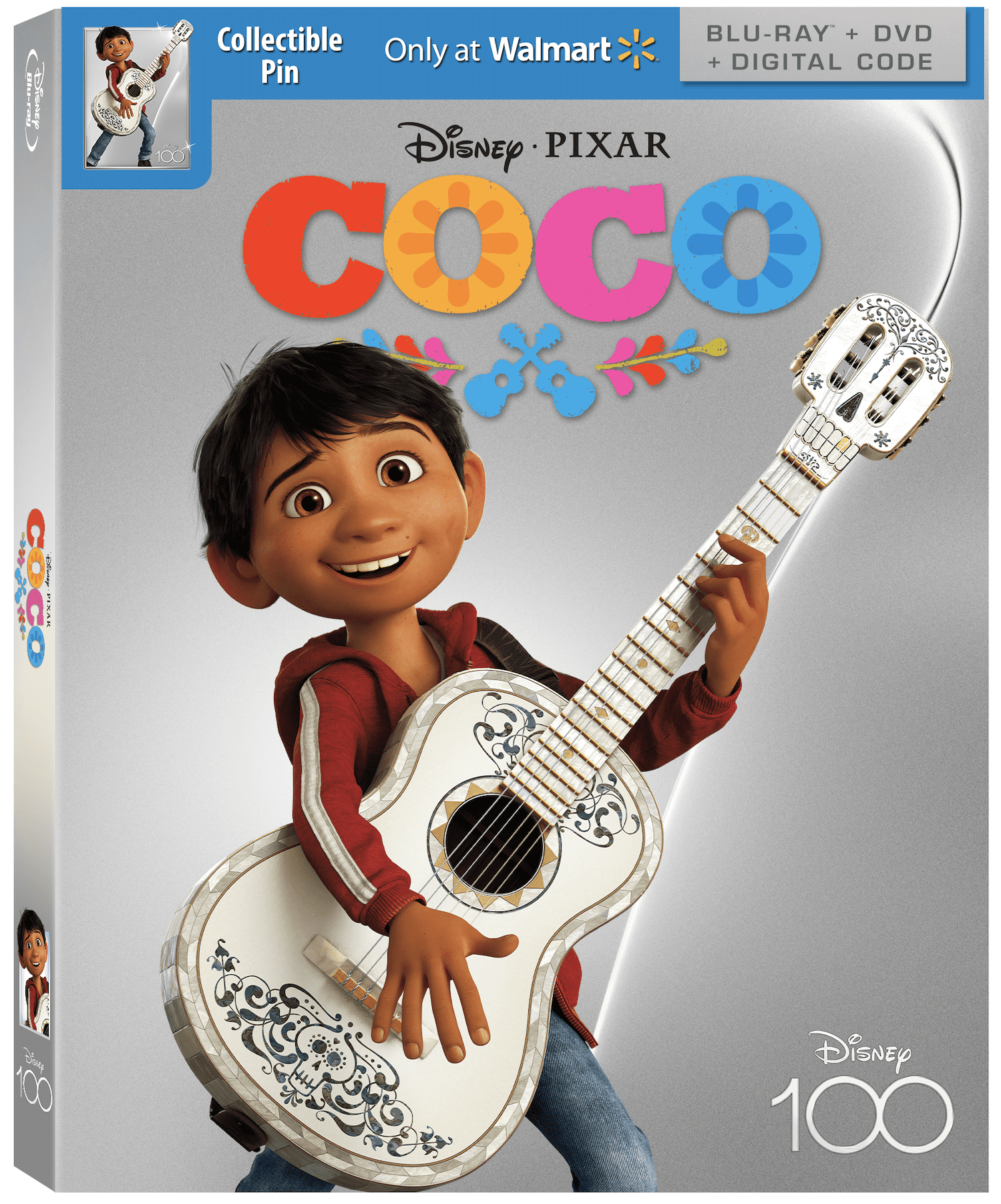 Coco - Disney100 Edition Walmart Exclusive (Blu-ray + DVD + Digital Code) 