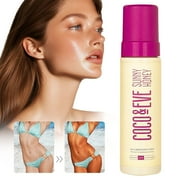 Coco and Eve Sunny Honey Bali Bronzing Self Tanner Mousse - (Medium) All Natural Sunless Tanning Mousse | Instant Self Tanning Lotion with Bronzer and Skin Moisturizer (6.7 fl oz)