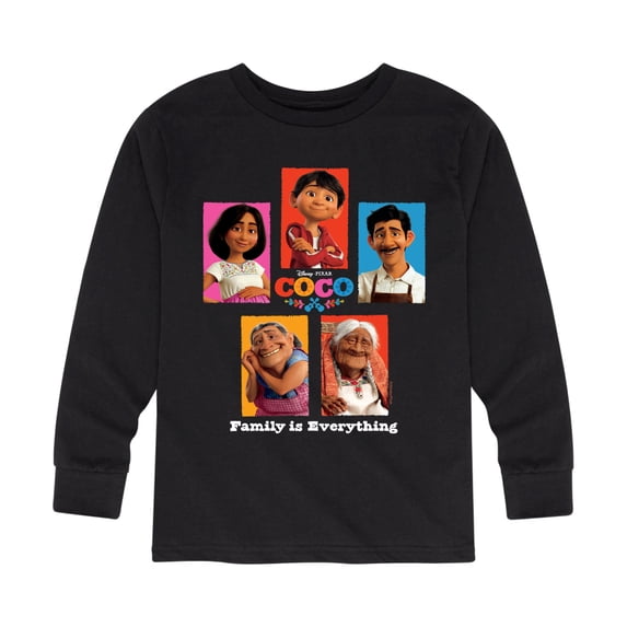 Coco - Family Is Everything - Toddler And Youth Long Sleeve Graphic T-Shirt