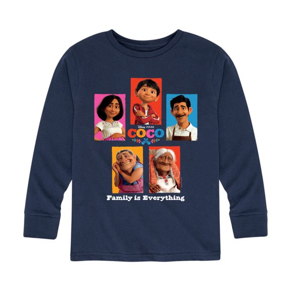 Coco - Family Is Everything - Toddler And Youth Long Sleeve Graphic T-Shirt