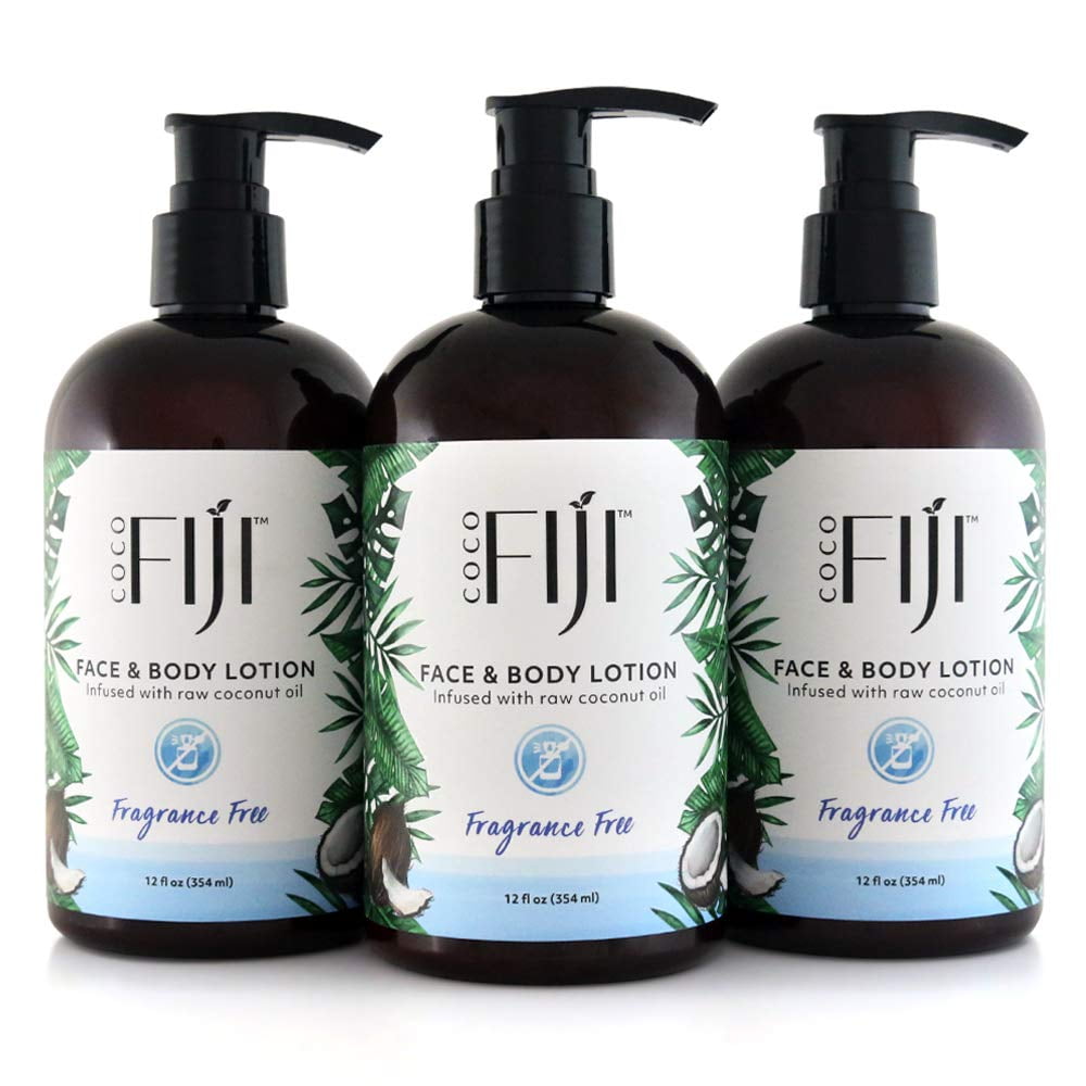 Coco Fiji Face & Body Lotion Infused With Coconut Oil Lotion for Dry