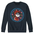 thumbnail image 1 of Coco - Floral Circle Miguel  - Men's Crew Neck Fleece Pullover, 1 of 5