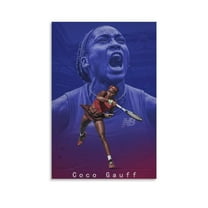 Coco Gauff Poster Canvas Poster Art Poster Canvas Painting Decor Wall Print Photo Gifts Home Modern Decorative Posters 16x24inch(40x60cm)