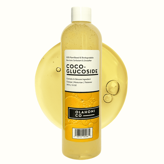 Coco-Glucoside Surfactant, Concentrated Natural Foaming Cleanser, 12 Fl Oz