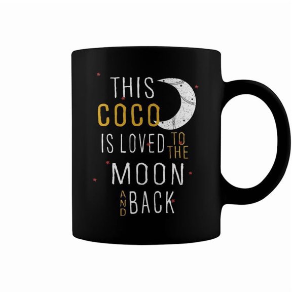 Coco Grandma Gift This Coco Is Loved To The Moon And Back Coffee Mugs