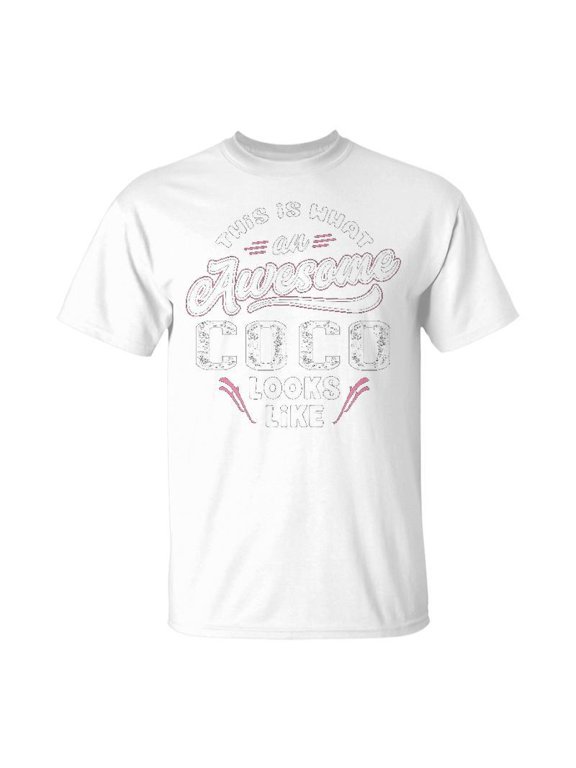Coco Grandma Gift This Is What An Awesome Coco Looks Like Unisex Jersey Crewneck Tshirt