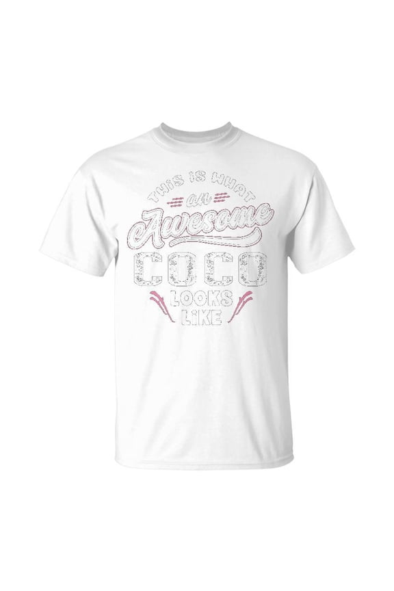 Coco Grandma Gift This Is What An Awesome Coco Looks Like Unisex Jersey Crewneck Tshirt