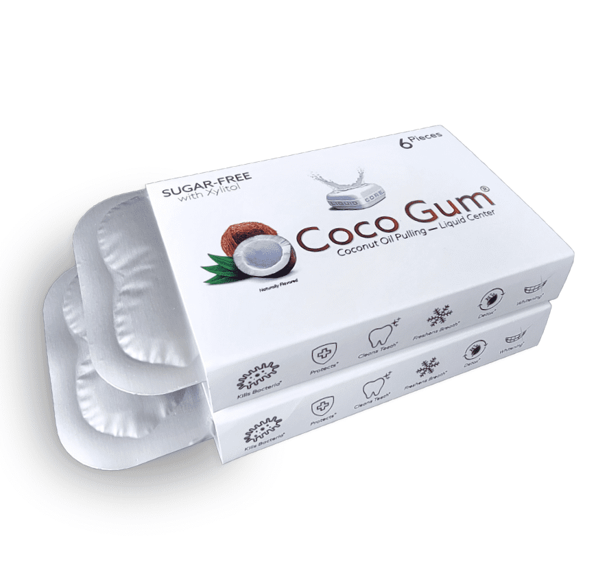Coco Gum - Coconut Oil Pulling - Liquid Center