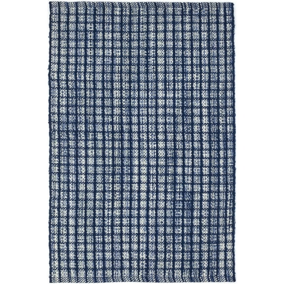 Dash & Albert Coco Handwoven Indoor/Outdoor Rug, 9' x 12', Blue