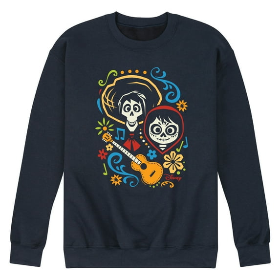 Coco - Hector And Miguel - Men's Crew Neck Fleece Pullover