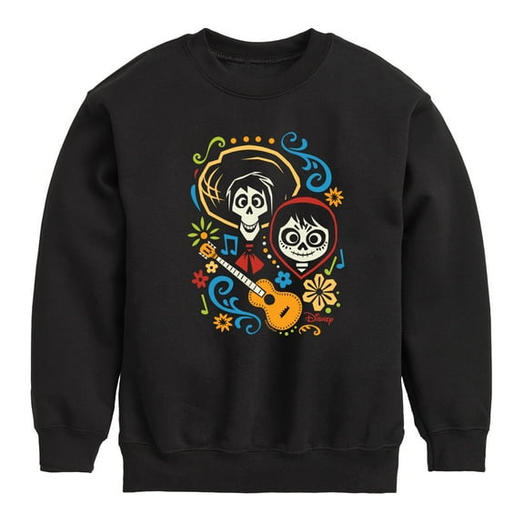Coco - Hector And Miguel - Toddler And Youth Crewneck Fleece Sweatshirt