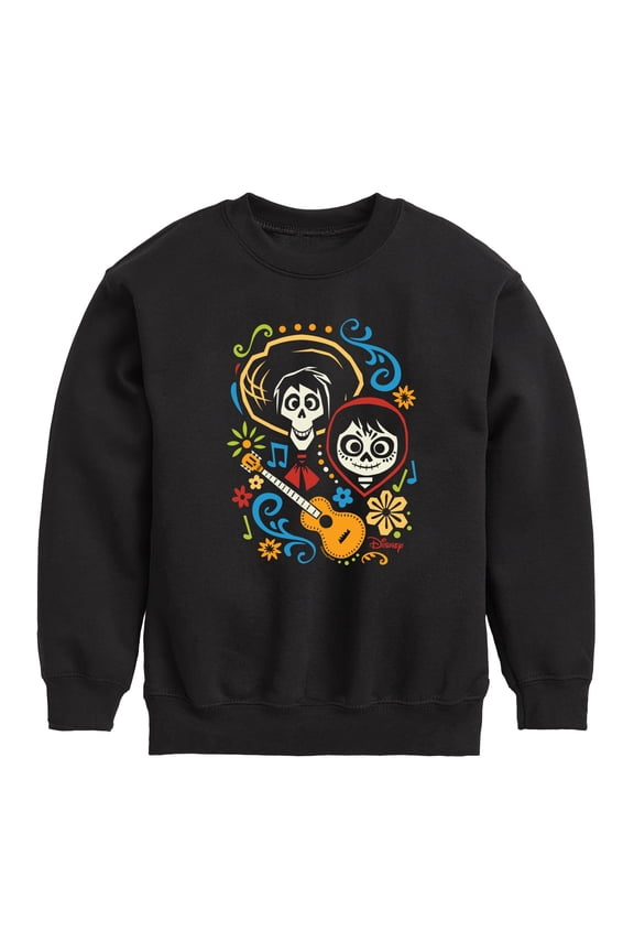 - Hector And Miguel - Toddler And Youth Crewneck Fleece Sweatshirt
