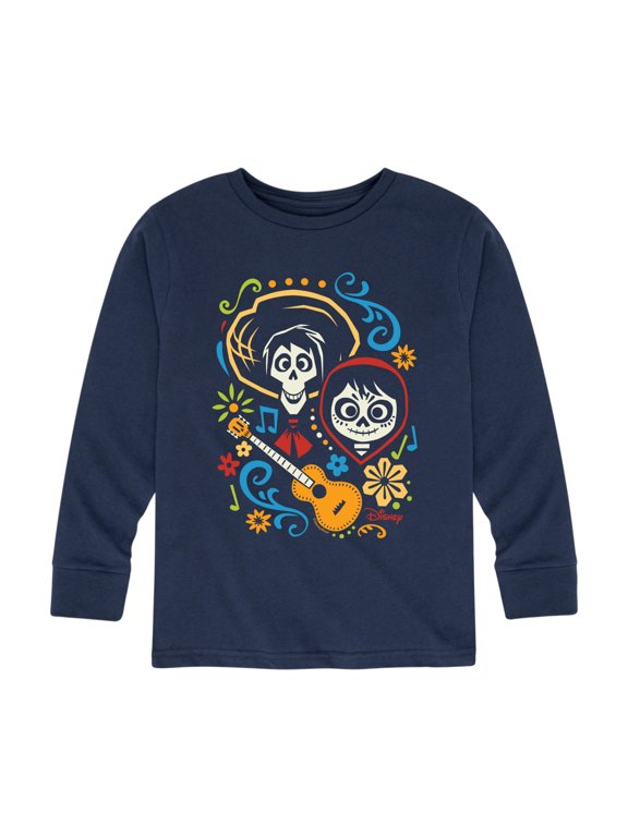 - Hector And Miguel Boys' Long Sleeve Graphic T-Shirt