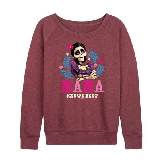 Disney - Imelda Mama Knows Best - Women's Lightweight French Terry Long Sleeve Shirt