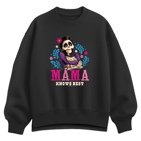 Coco - Imelda Mama Knows Best Oversized Fleece Crew Sweatshirt