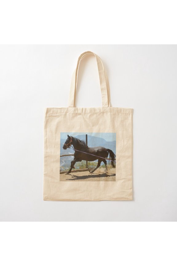 Coco In The Corral Canvas Tote Bags, Reusable Shopping Bag