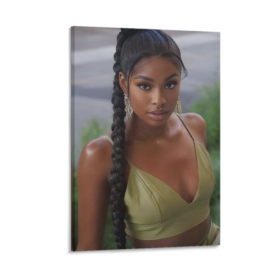 Coco Jones Actor Singer Poster Posters Art Print Wall Photo Paint Poster Hanging Picture Family Bedroom Decor Gift 24x36inch(60x90cm)