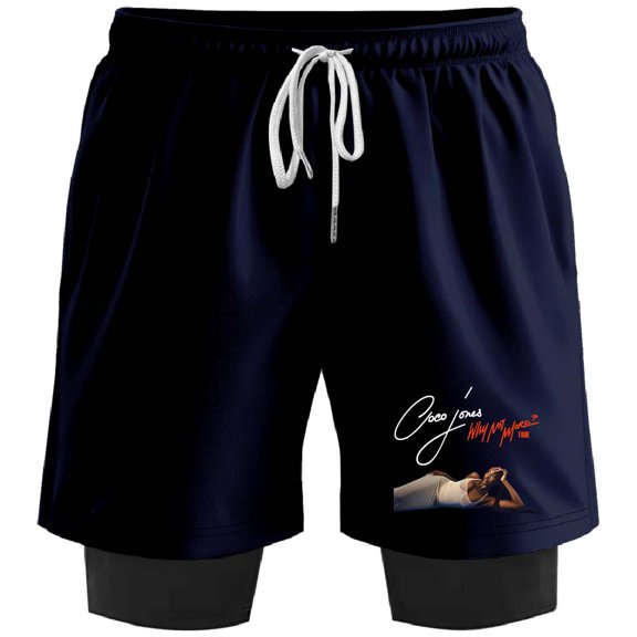 Coco Jones Why Not More Tour Merch Sweatshorts Women Men Casual Short Basketball Pants Outdoor Sportwear