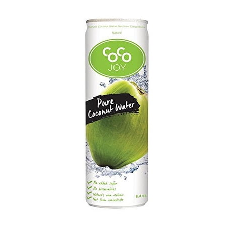 Coco Joy Coconut Water Can, 8.3 Ounce (Pack of 12)